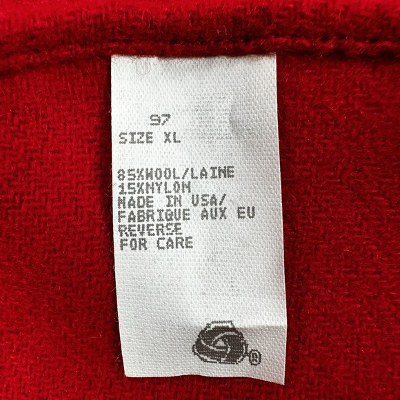 Vintage Woolrich Boys Scouts Of America Jac-Shirt Mens XL Red Order Of The Arrow - Picture 7 of 14